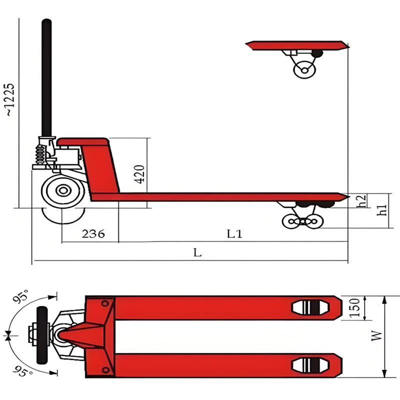 地牛手動(dòng)搬運(yùn)叉車(chē)液壓油怎么加？